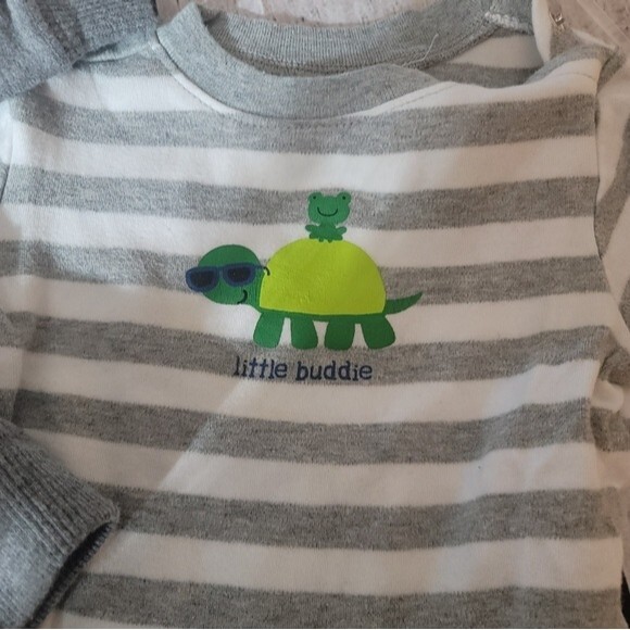 Carters Boy Jacket 6months Bodysuit 6-9/ 6-12month 4piece Bundle Set - Picture 5 of 11